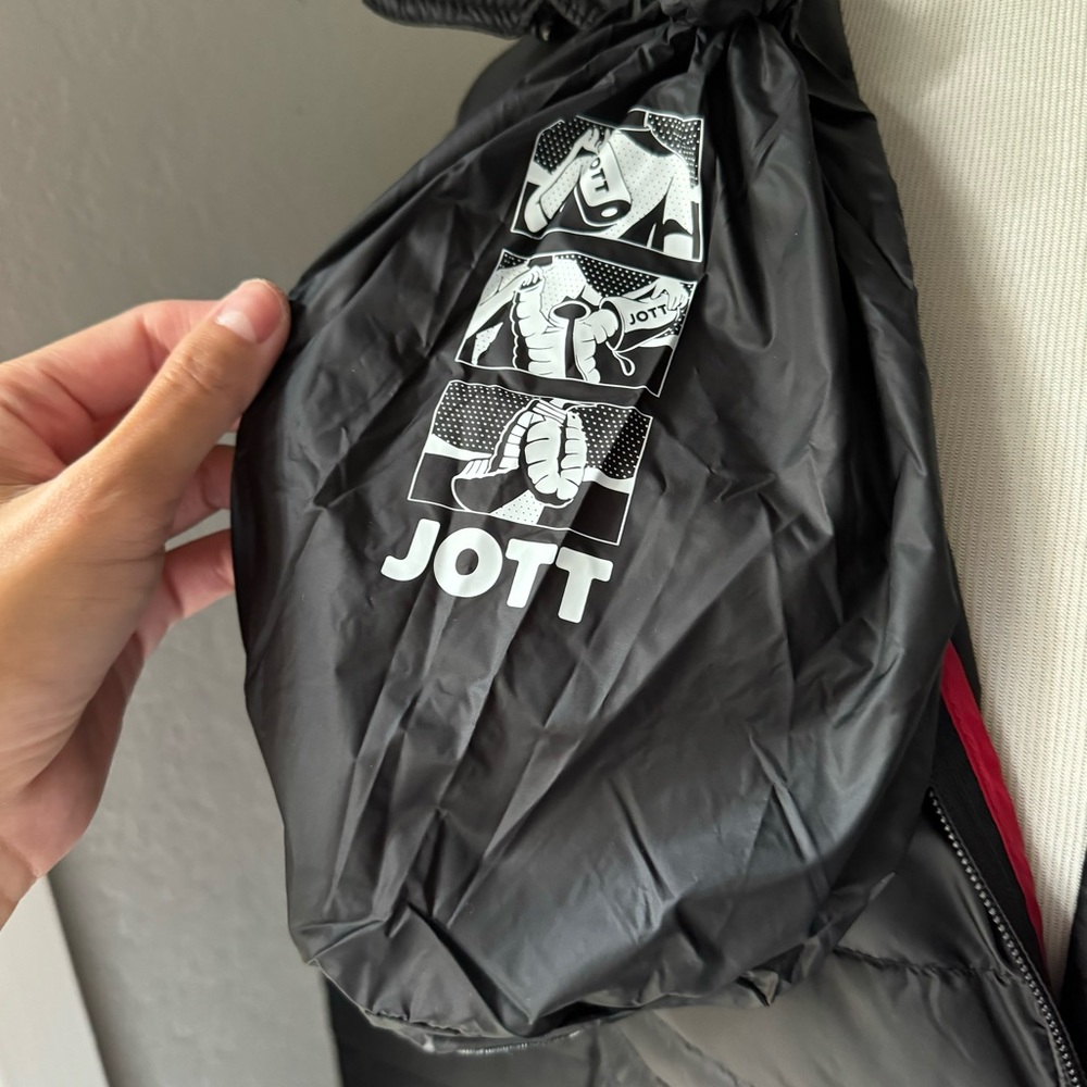 JOTT Long Down Hoodie Puffer Jacket - Picture 12 of 12